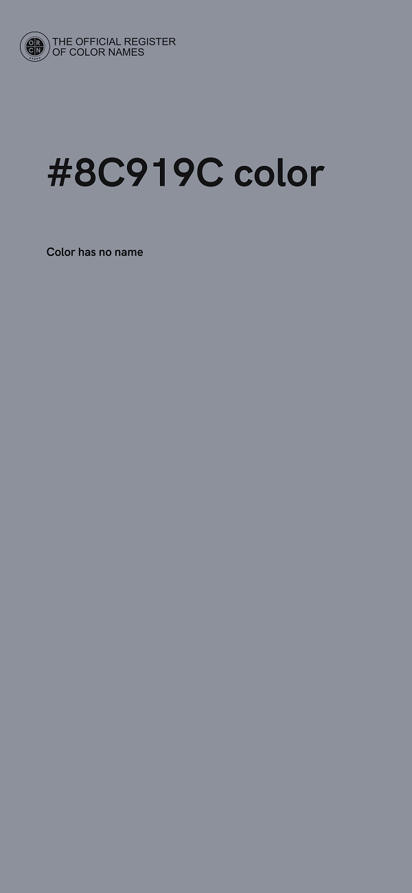 #8C919C color image
