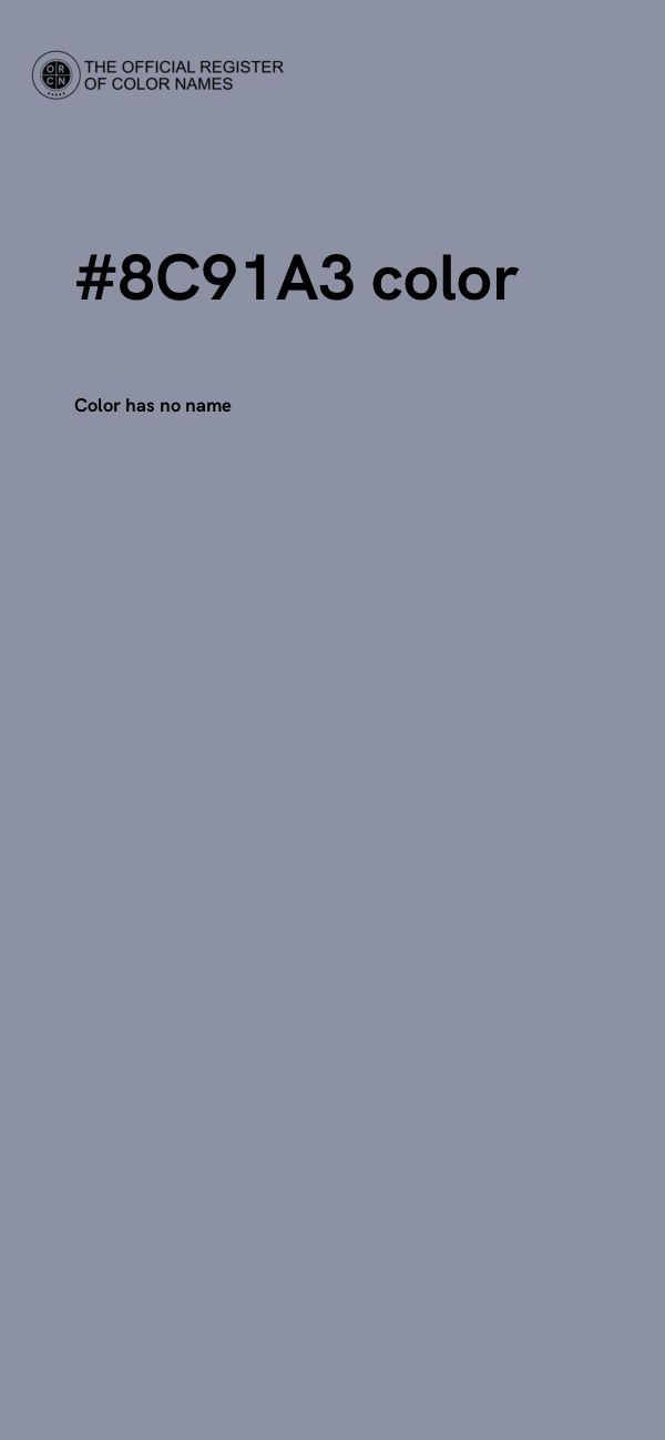 #8C91A3 color image