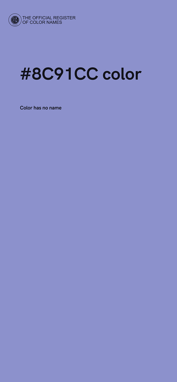 #8C91CC color image