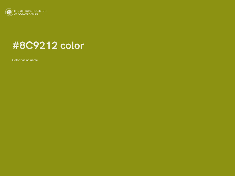 #8C9212 color image