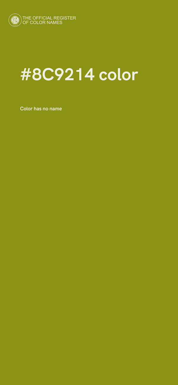 #8C9214 color image