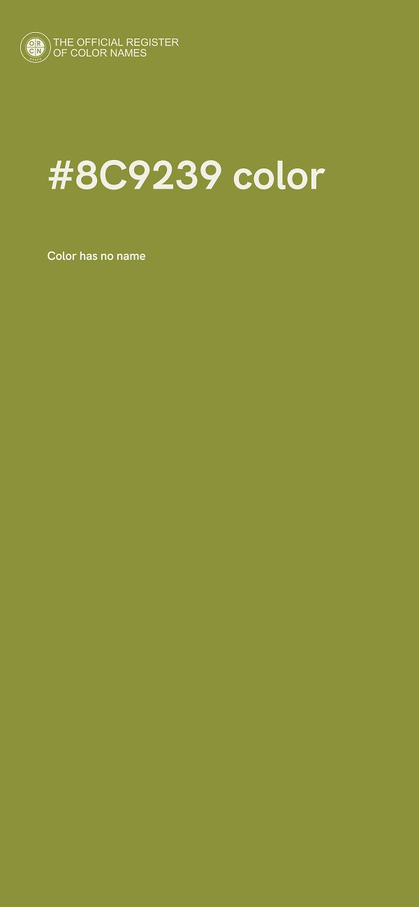 #8C9239 color image