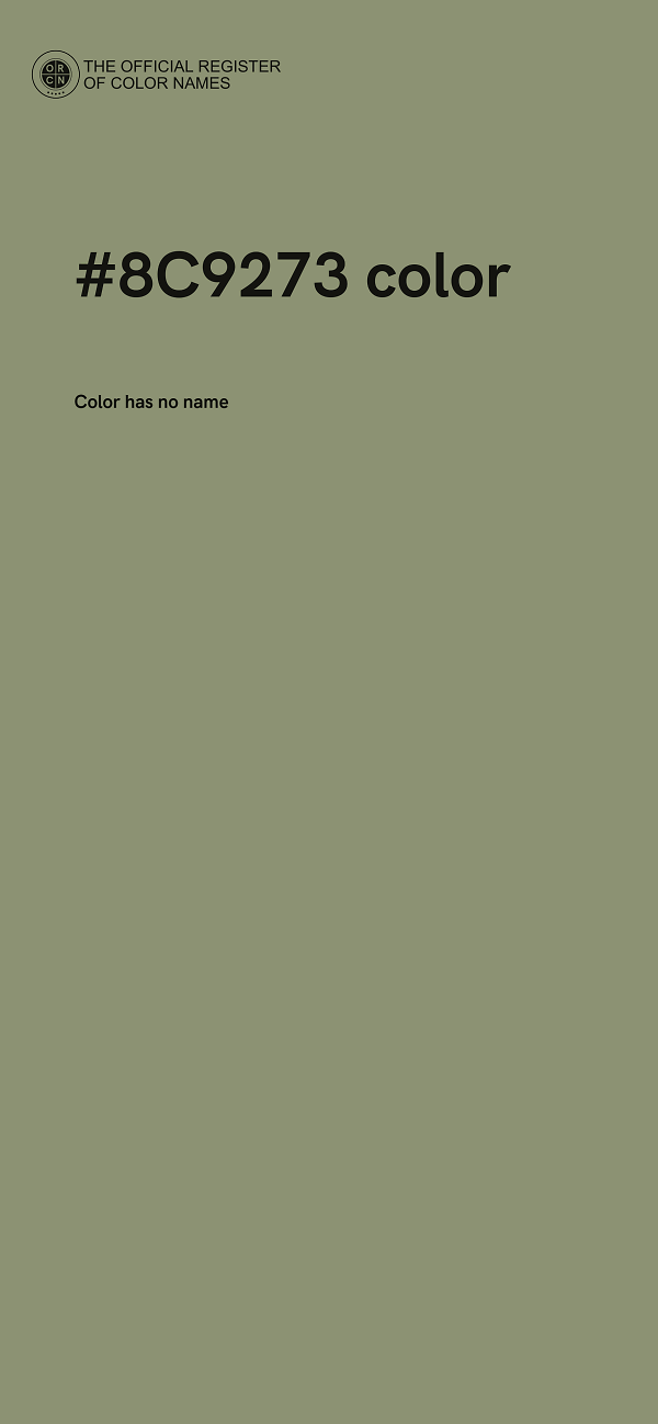 #8C9273 color image