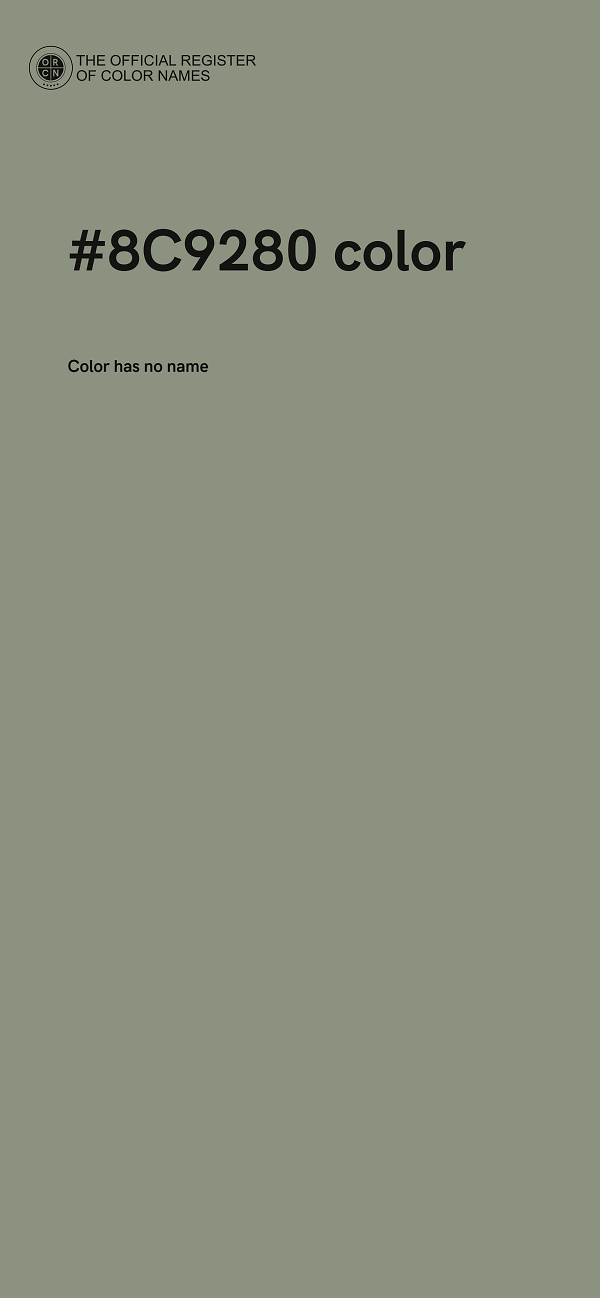 #8C9280 color image