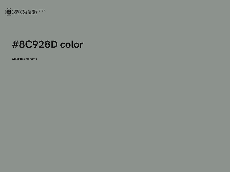 #8C928D color image
