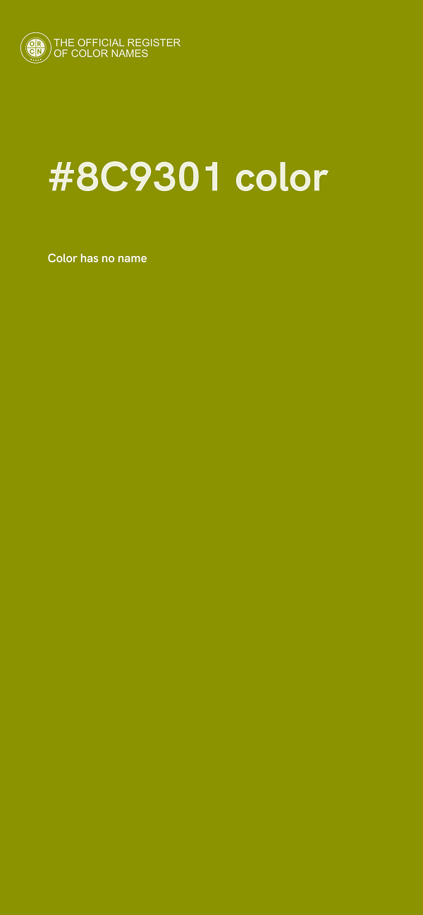 #8C9301 color image