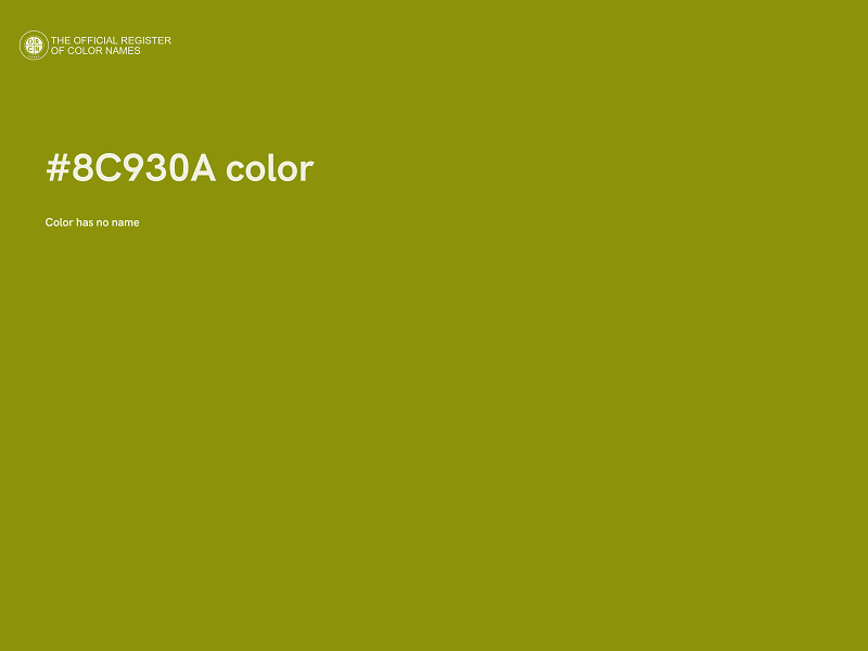 #8C930A color image