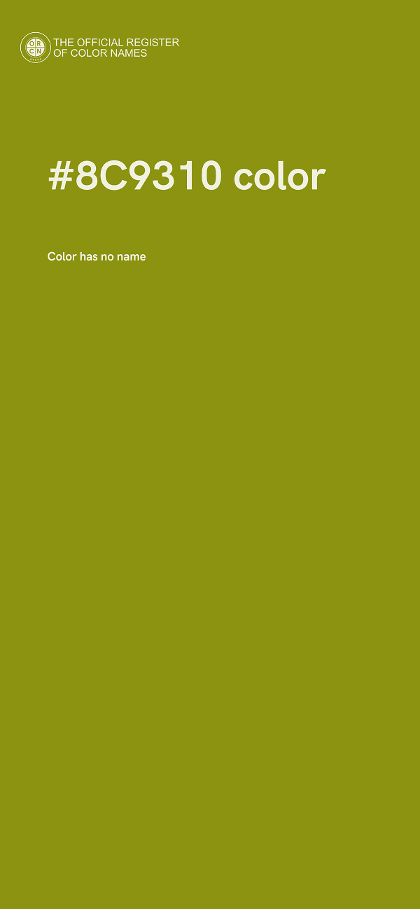 #8C9310 color image