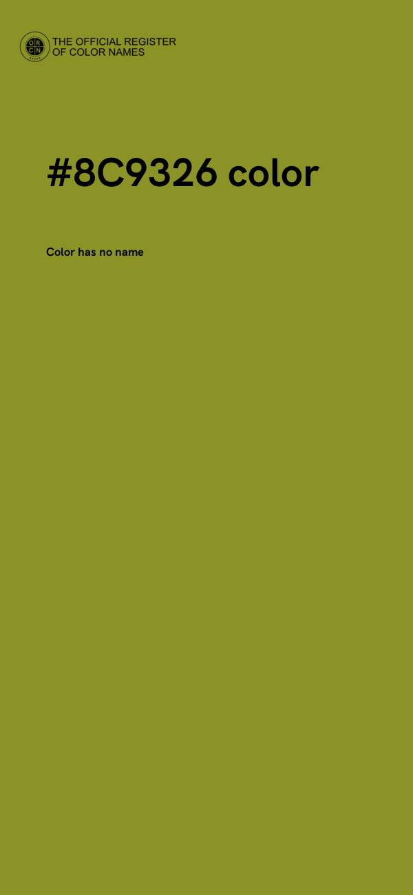 #8C9326 color image