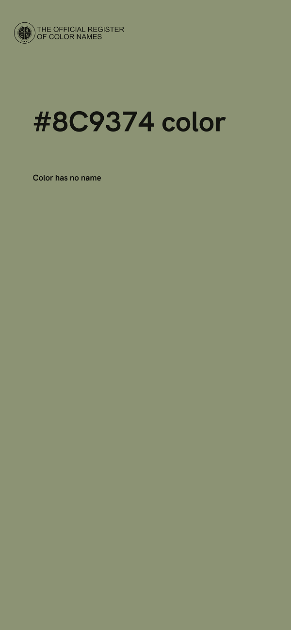 #8C9374 color image