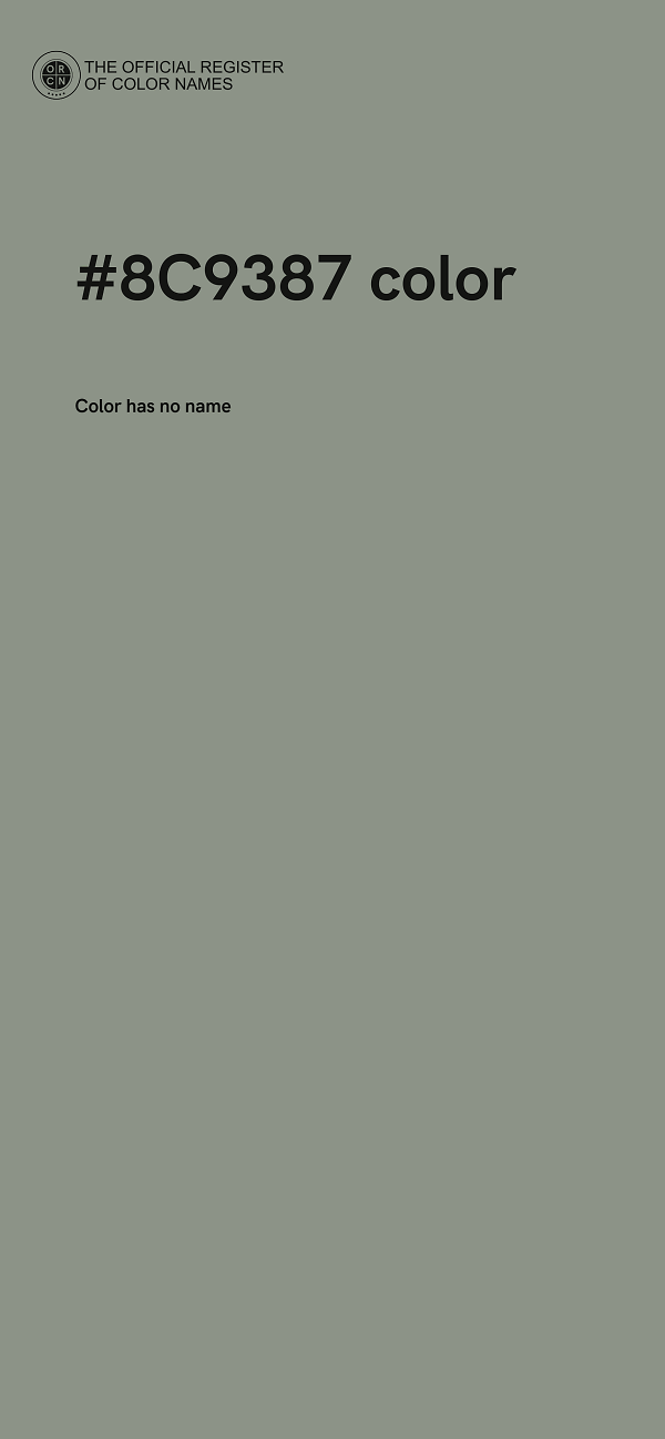 #8C9387 color image