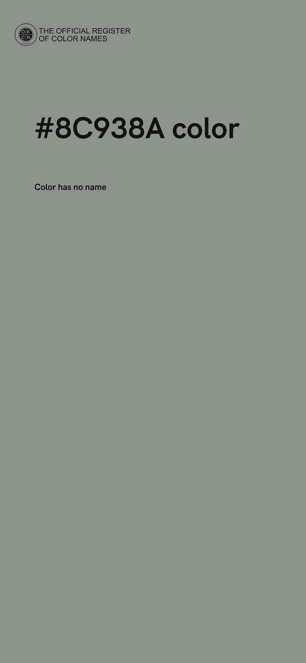 #8C938A color image