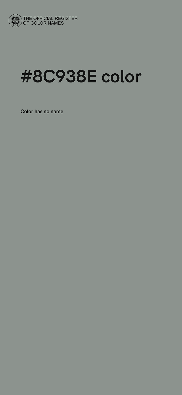 #8C938E color image