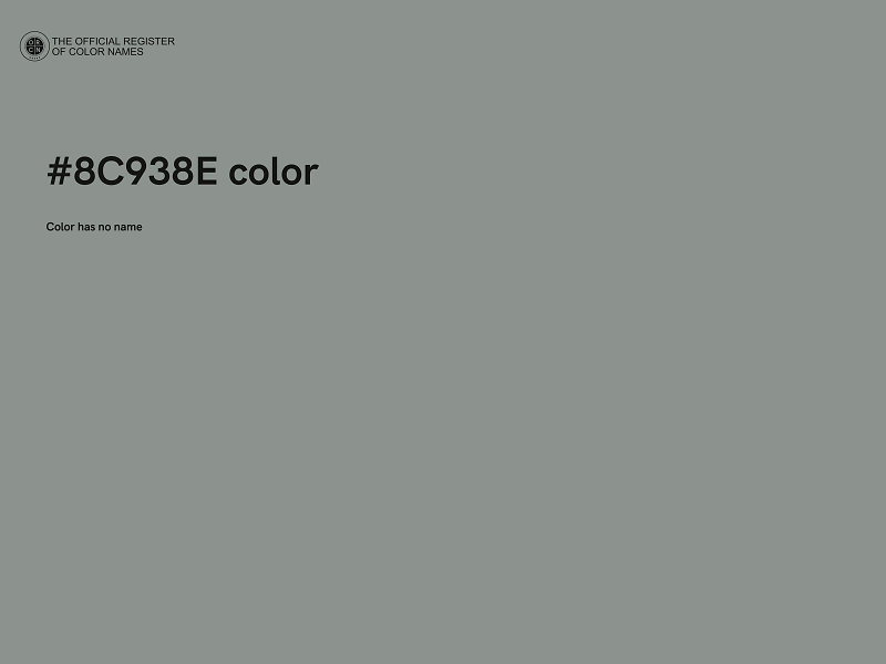 #8C938E color image