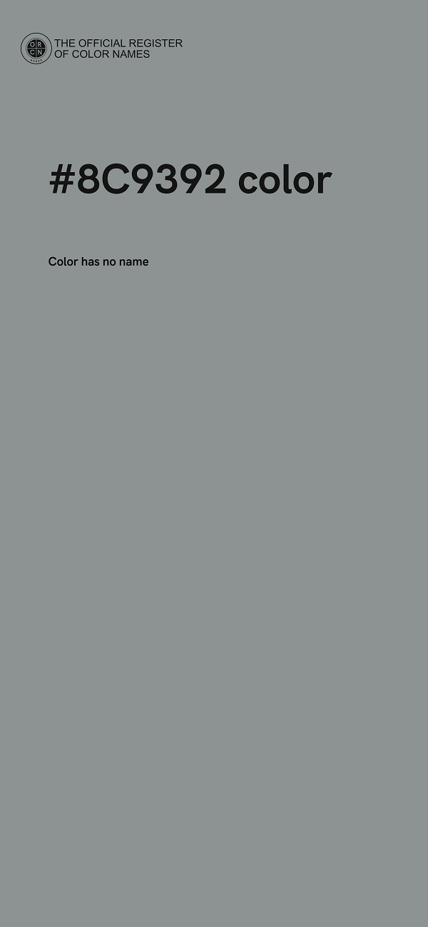 #8C9392 color image