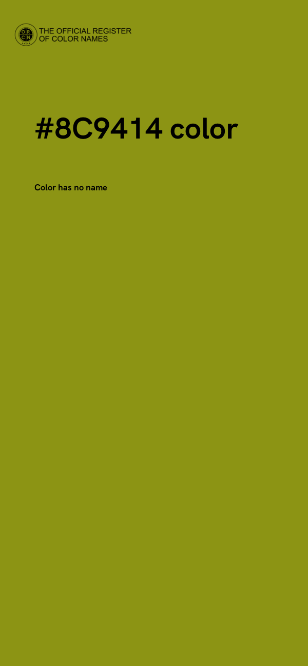 #8C9414 color image