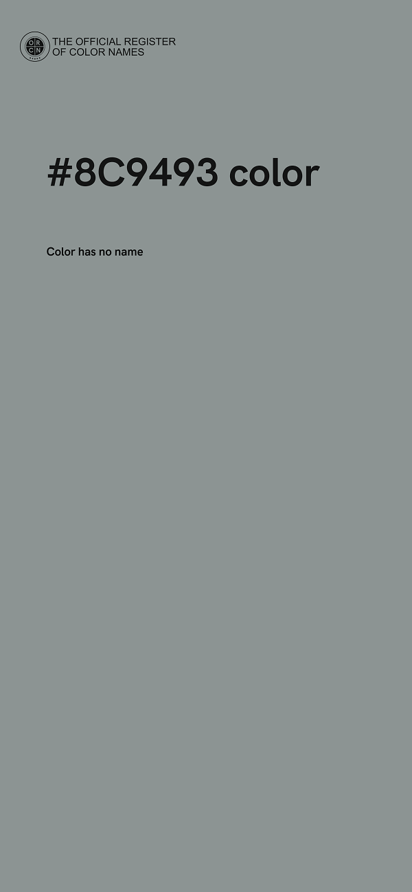 #8C9493 color image
