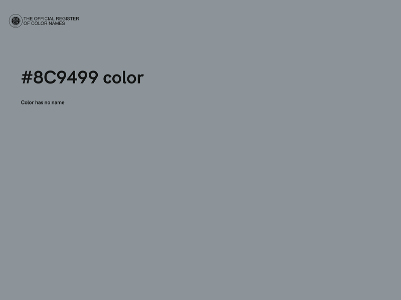 #8C9499 color image