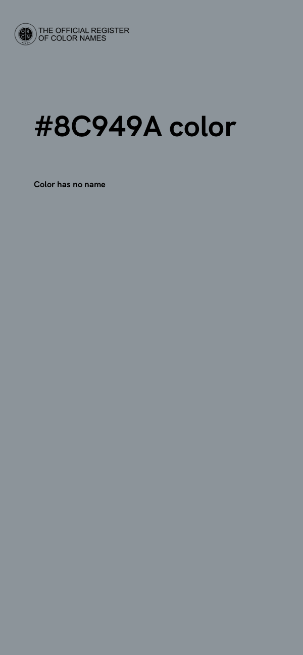 #8C949A color image
