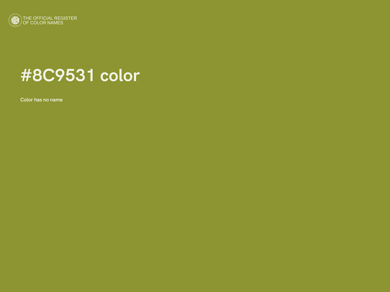 #8C9531 color image