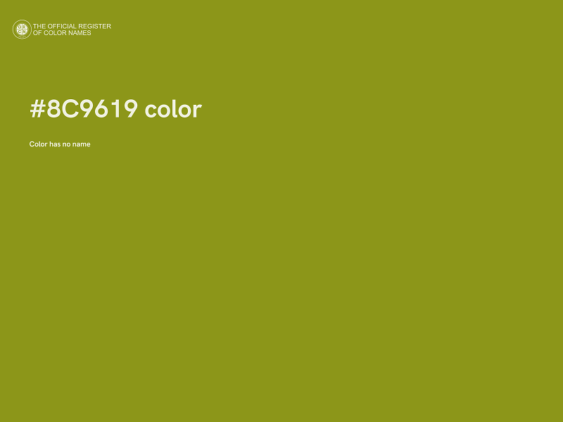 #8C9619 color image