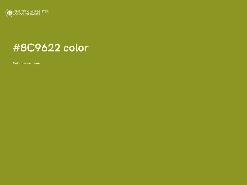 #8C9622 color image