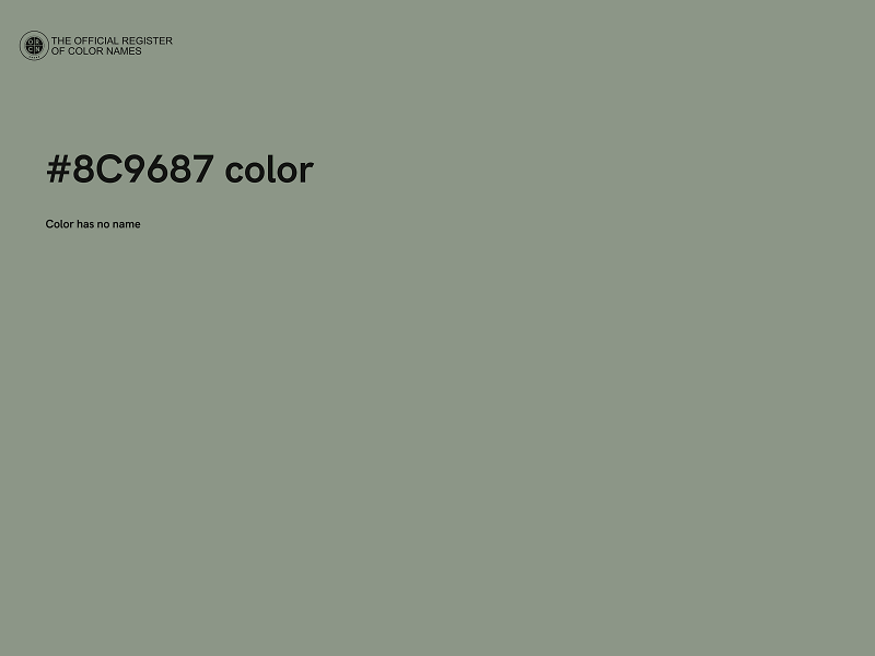 #8C9687 color image