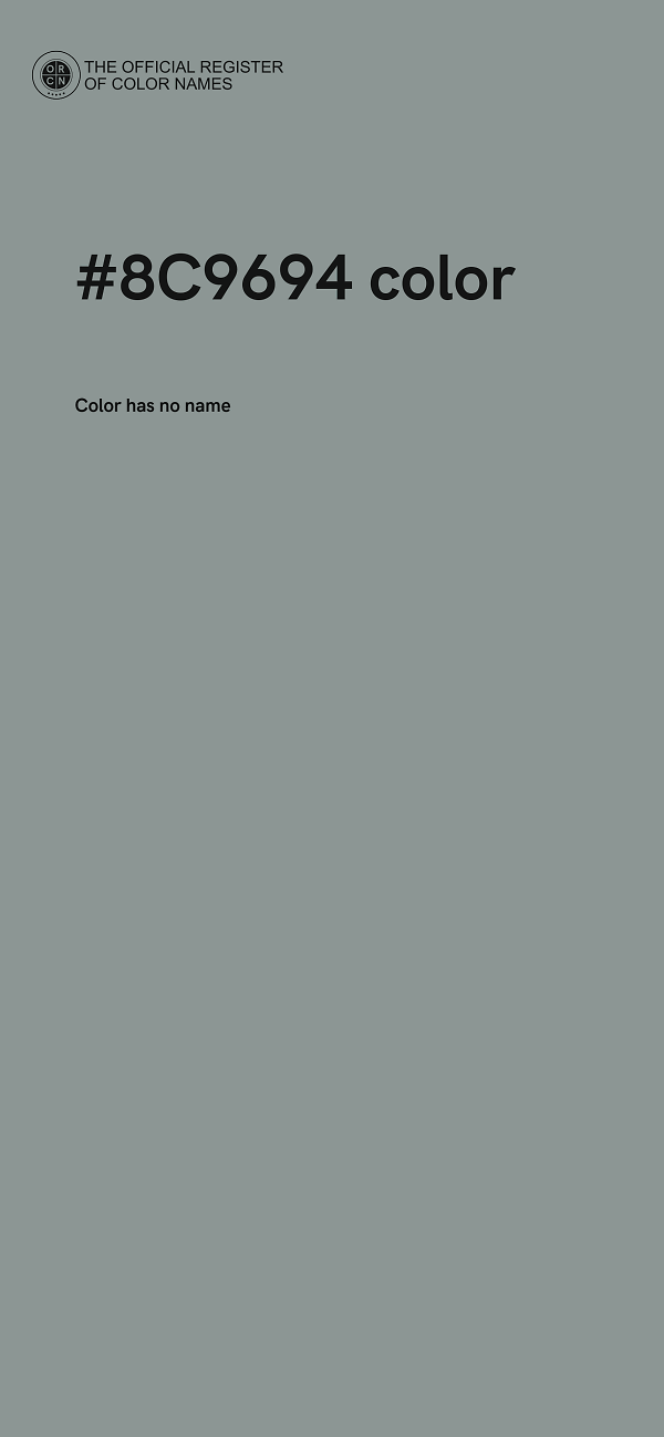 #8C9694 color image