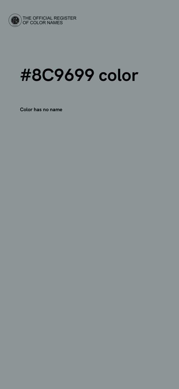 #8C9699 color image
