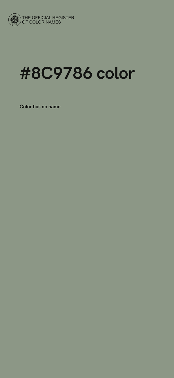 #8C9786 color image