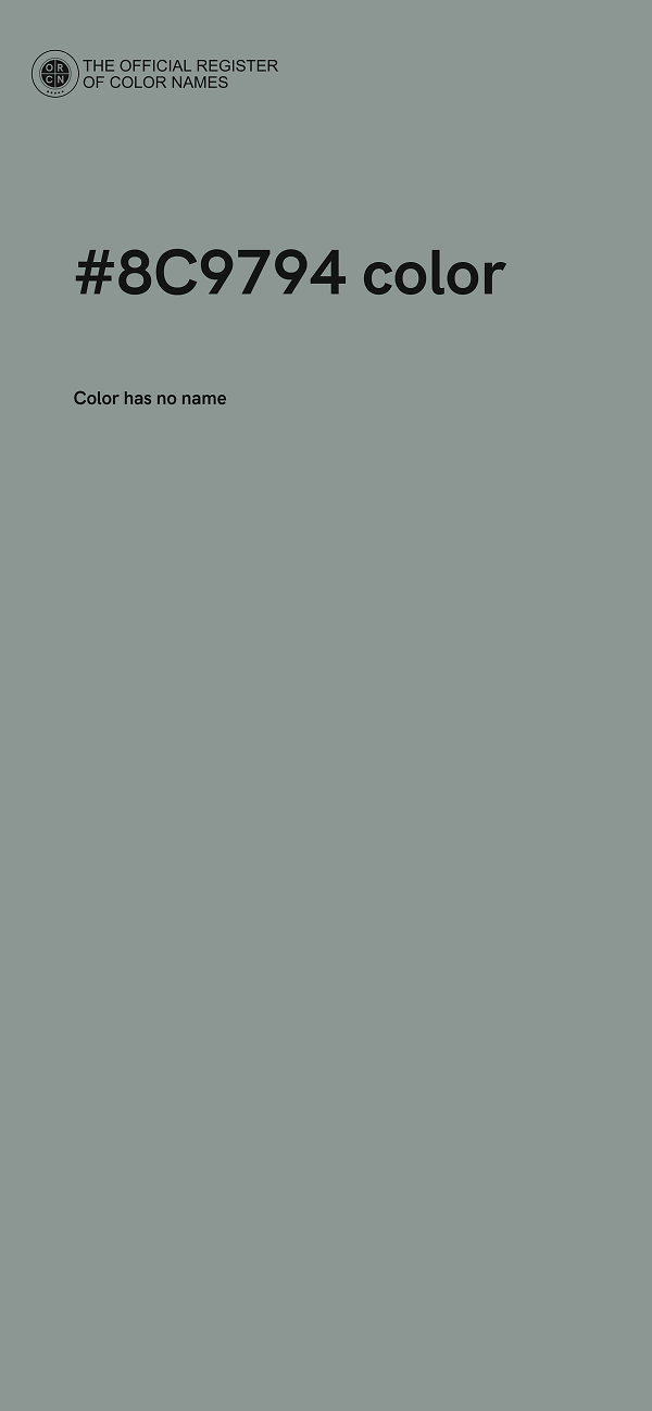 #8C9794 color image