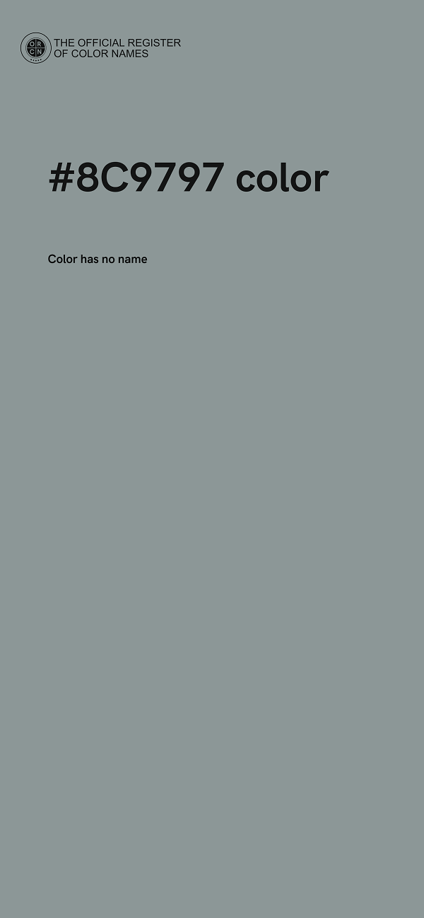 #8C9797 color image