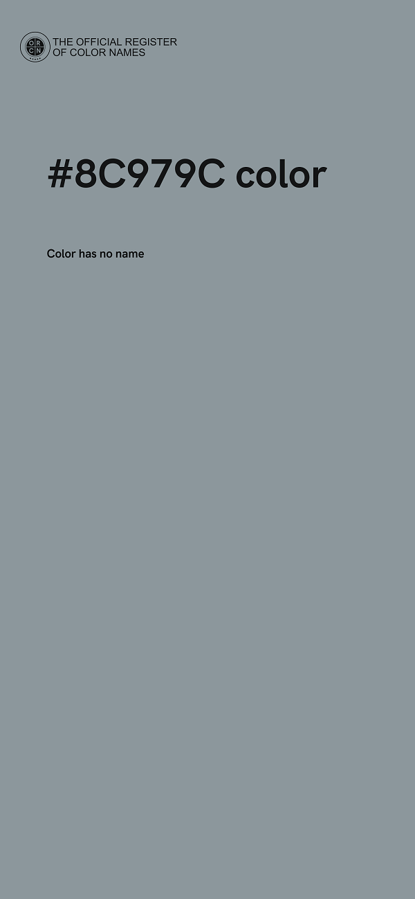 #8C979C color image