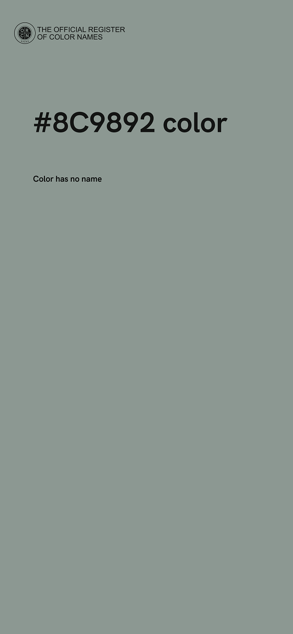 #8C9892 color image