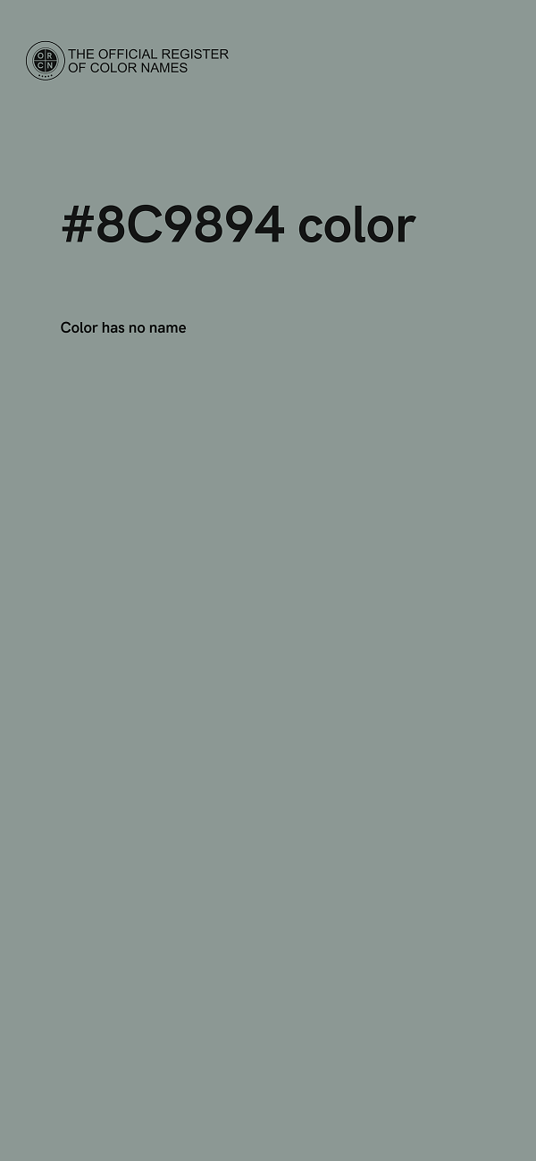 #8C9894 color image