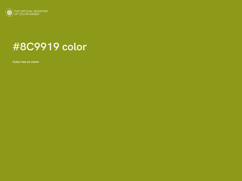 #8C9919 color image