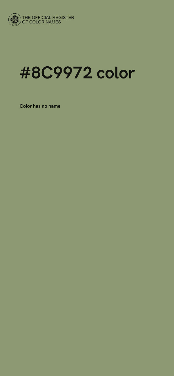 #8C9972 color image