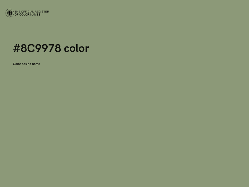 #8C9978 color image