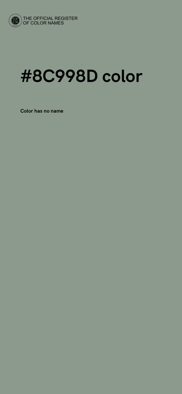 #8C998D color image
