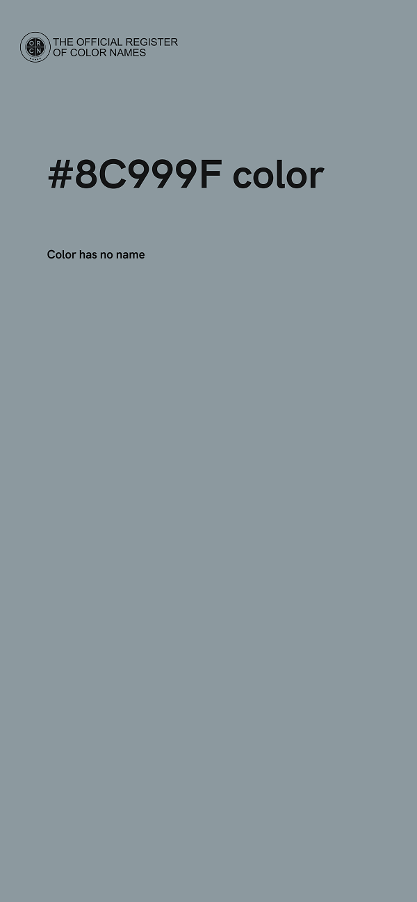 #8C999F color image