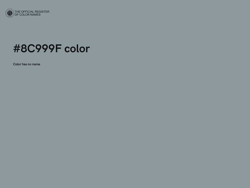 #8C999F color image