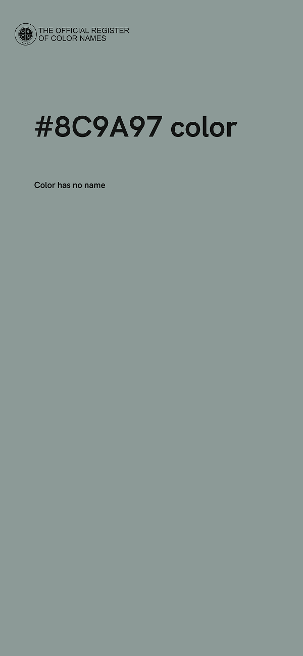 #8C9A97 color image