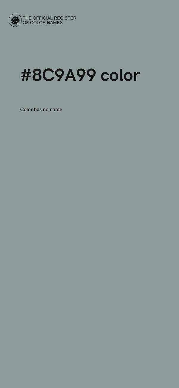 #8C9A99 color image