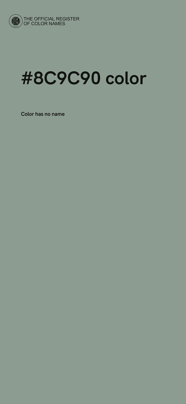 #8C9C90 color image