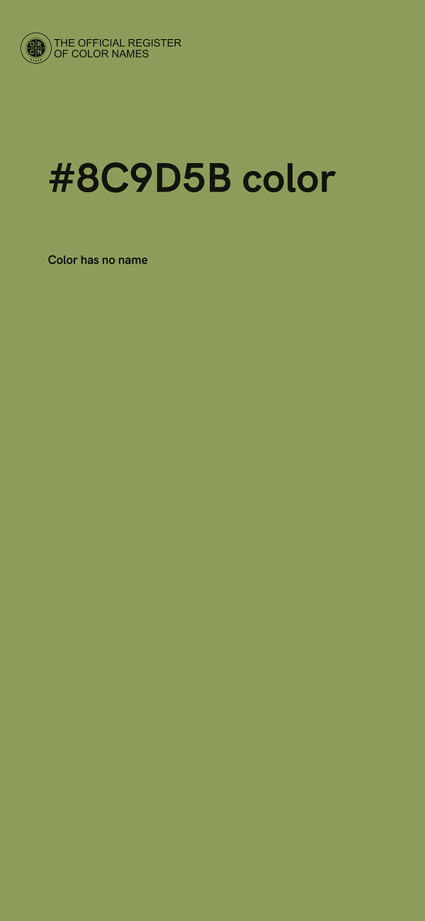 #8C9D5B color image