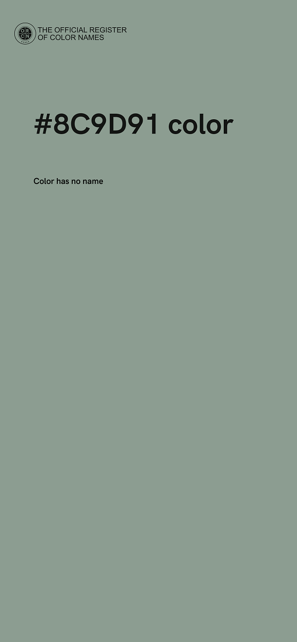 #8C9D91 color image