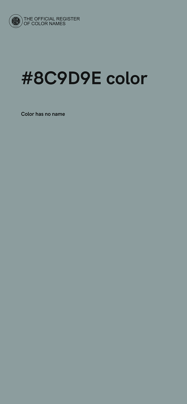 #8C9D9E color image