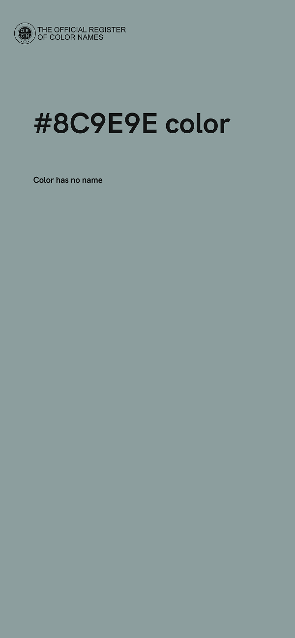 #8C9E9E color image