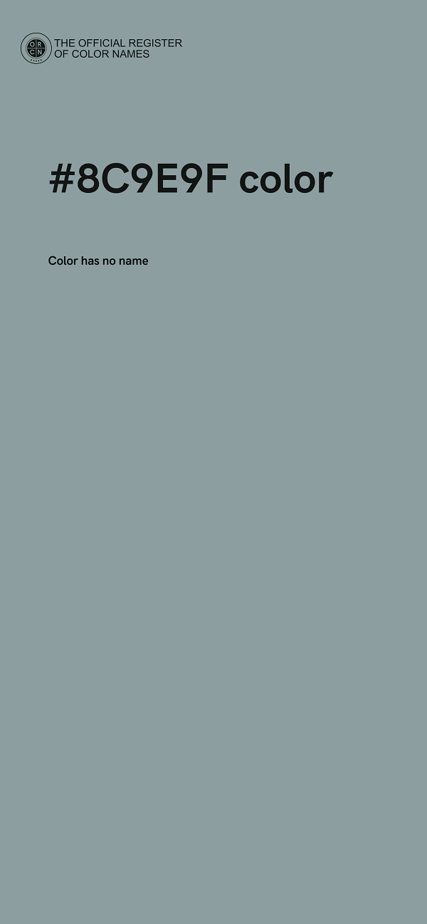 #8C9E9F color image