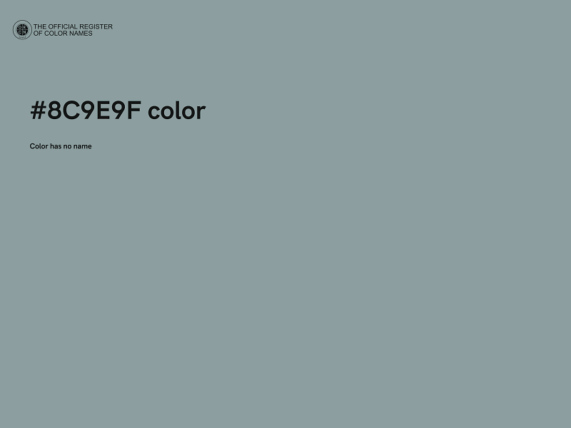 #8C9E9F color image